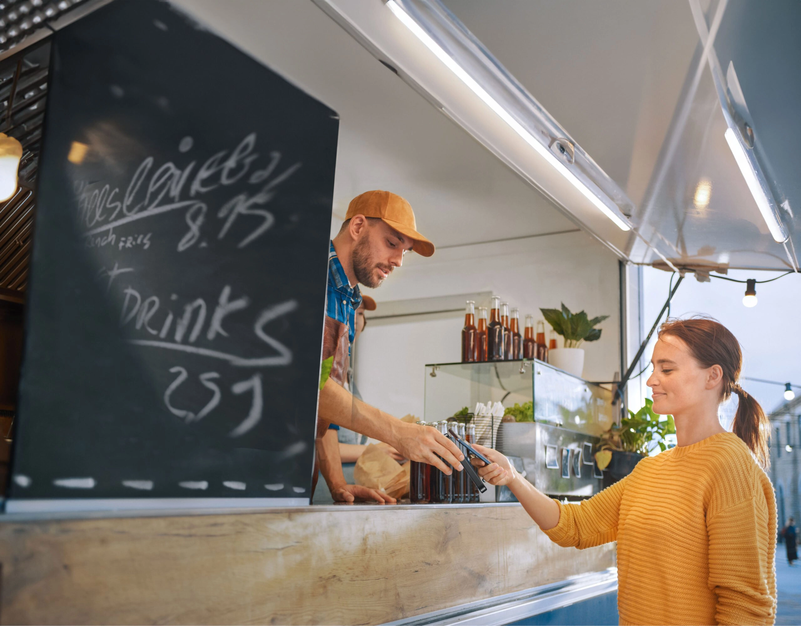 Food Trucks using Dejavoo terminal