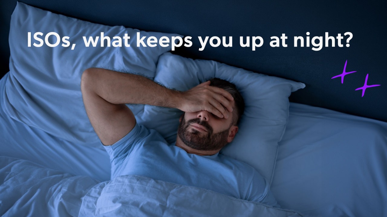 A Person Laying on the bed trying to sleep while thinking on the business